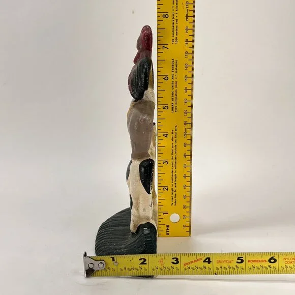 Vintage Farm Animals Cast Iron Door Stop Stacked Country Farmhouse Home Decor - Picture 8 of 9